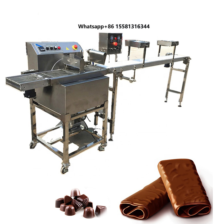 Chocolate Snack - Donut Chocolate Coating Machine Cocoa Processing