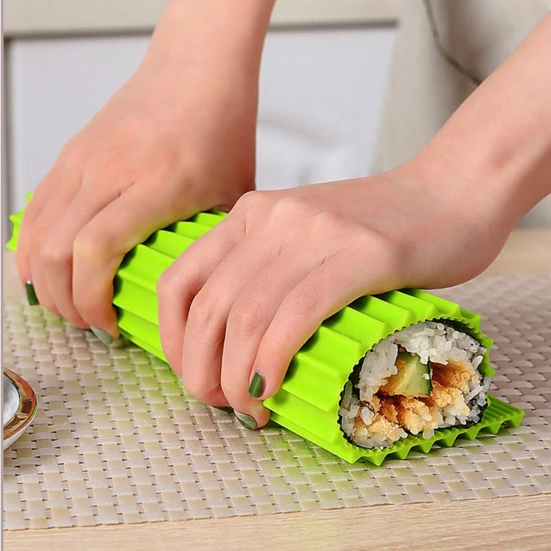 Silicone Hand Roll Sushi Rolli - Seaweed Snack recension och pris