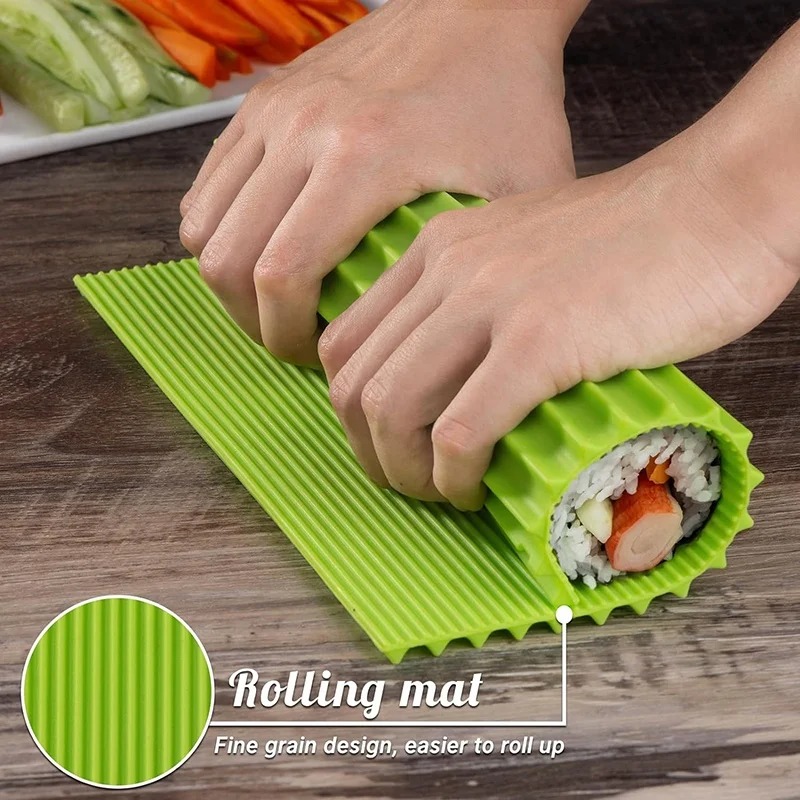 Silicone Hand Roll Sushi Rolli - Seaweed Snack recension och pris