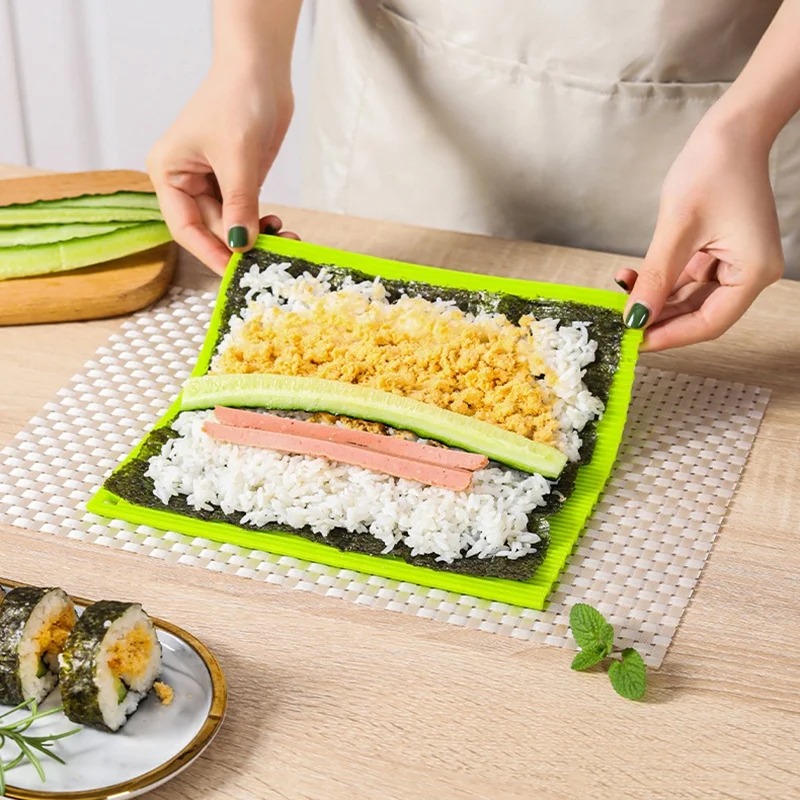 Silicone Hand Roll Sushi Rolli - Seaweed Snack recension och pris