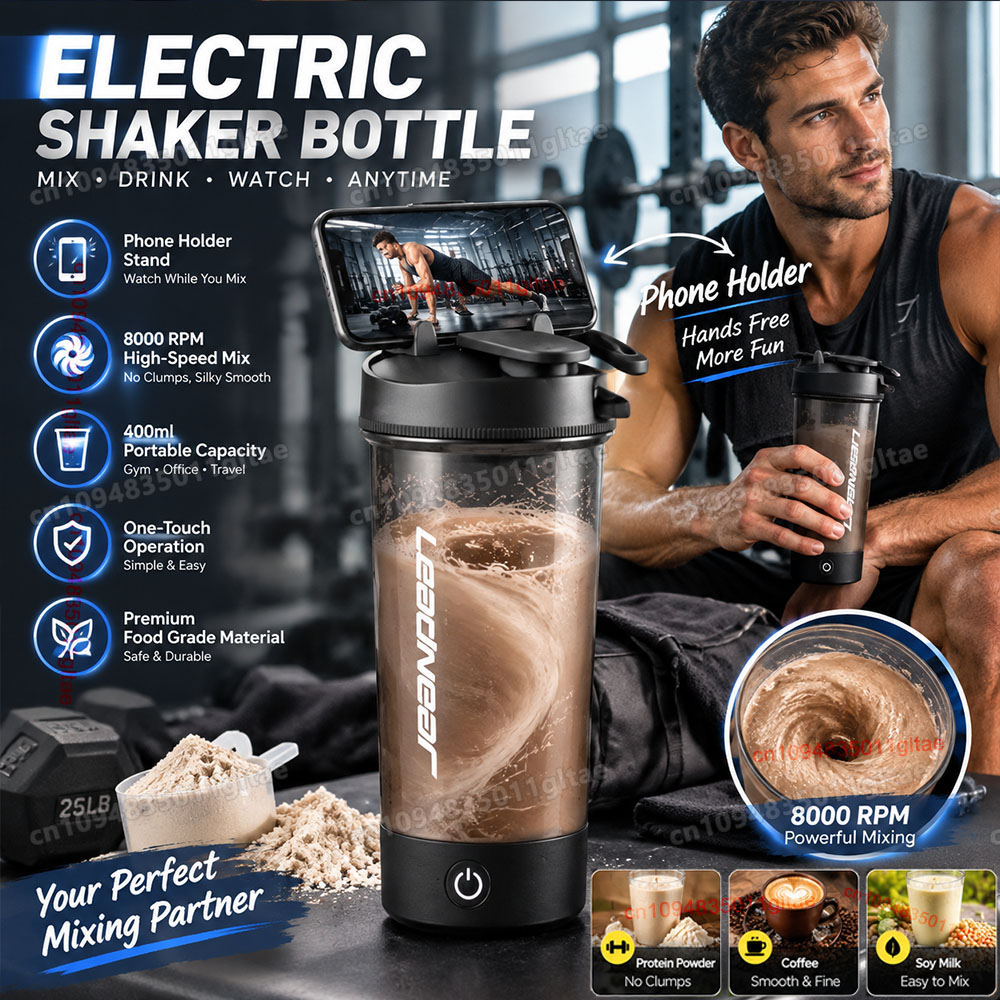 400-700ml Electric Shaker Cup  - Protein Bar recension och pris