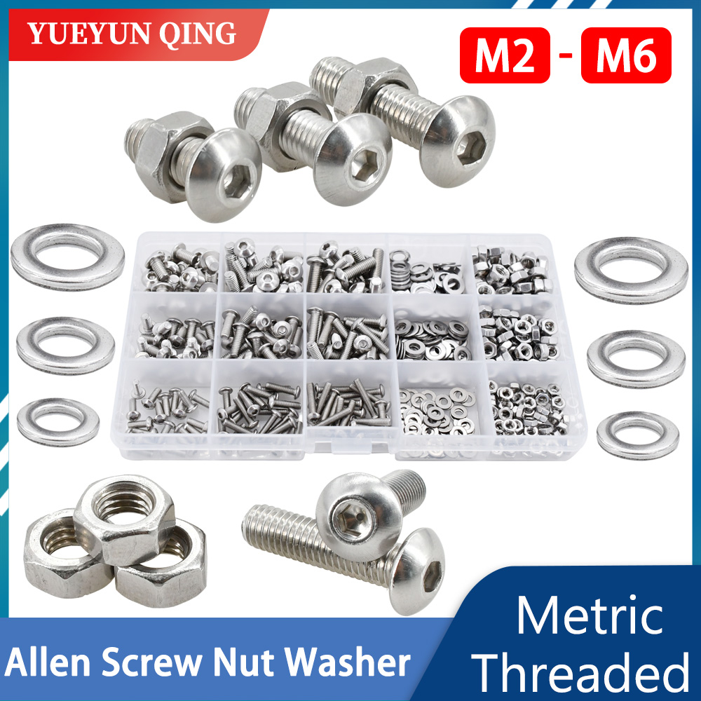 304 Stainless Steel Allen Scre - Nuts Mix recension och pris