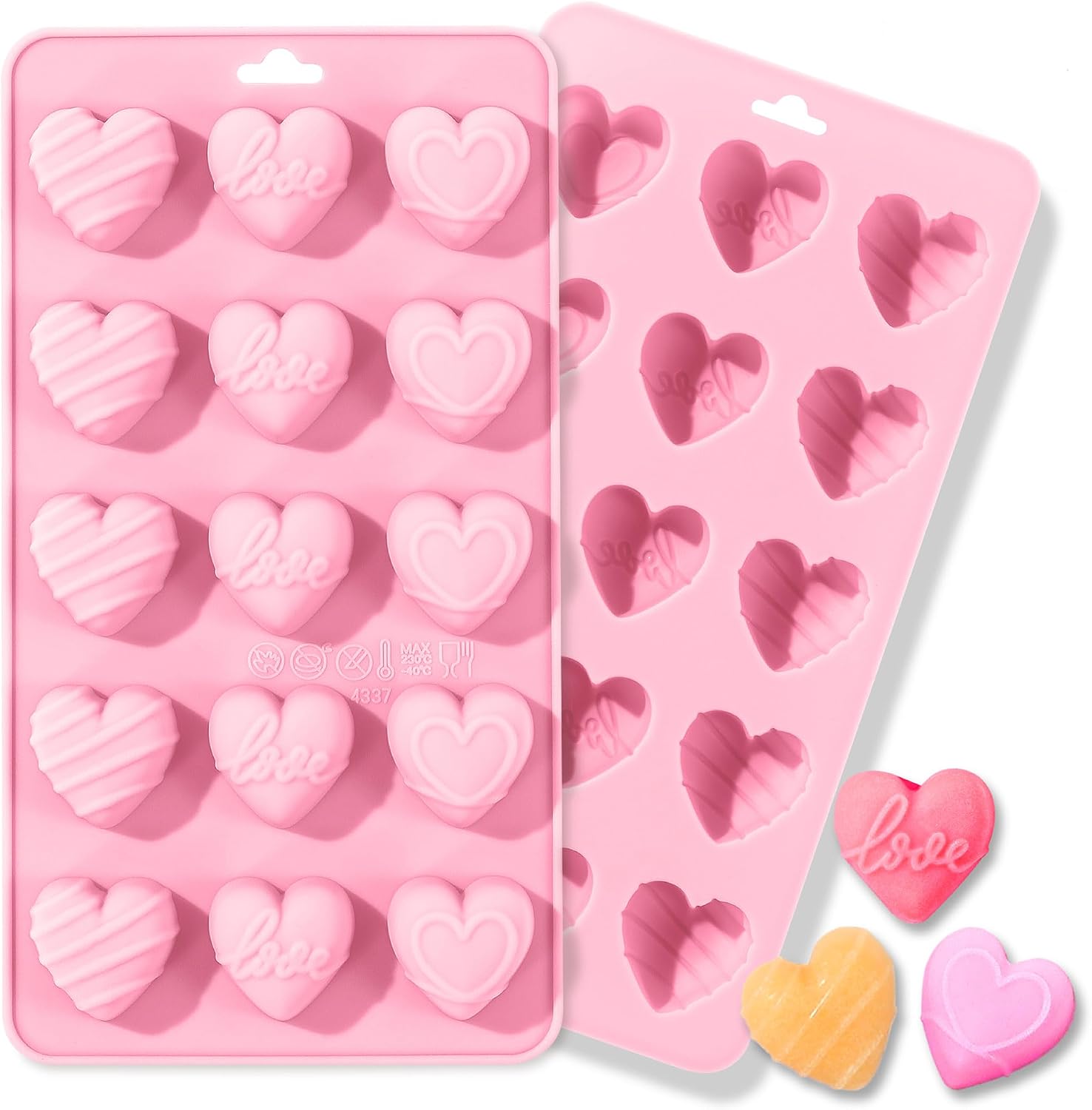 Heart Silicone Molds,Heart Cho - Gummy Candy recension och pris