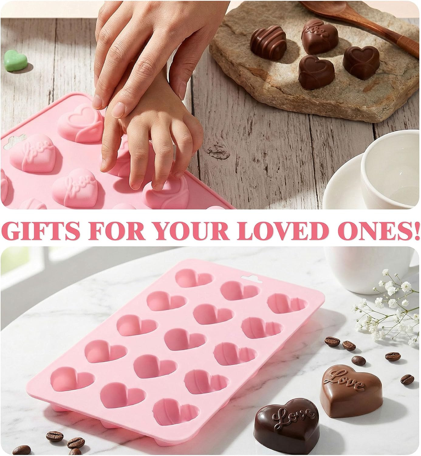 Heart Silicone Molds,Heart Cho - Gummy Candy recension och pris