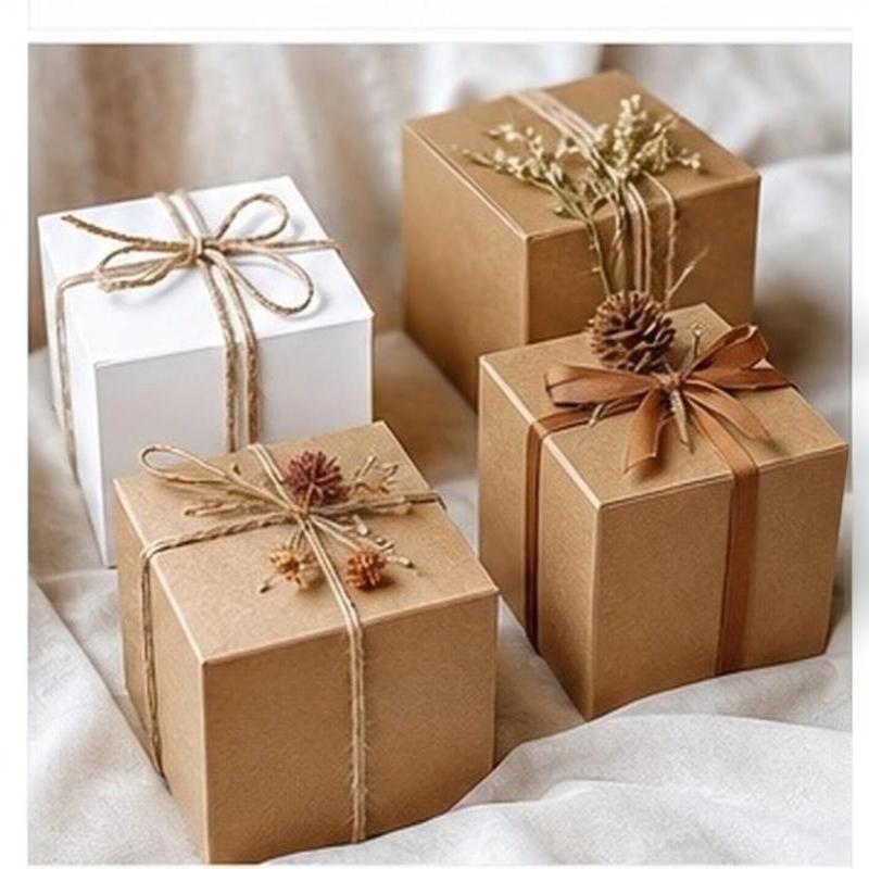 10Pcs Packaging Box Kraft Pack - Cookies Pack recension och pris
