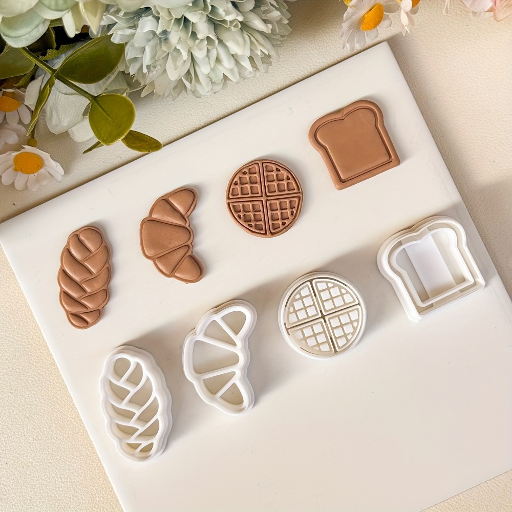4Pcs Bread Themed Cookie Cutte - Cookies Pack recension och pris