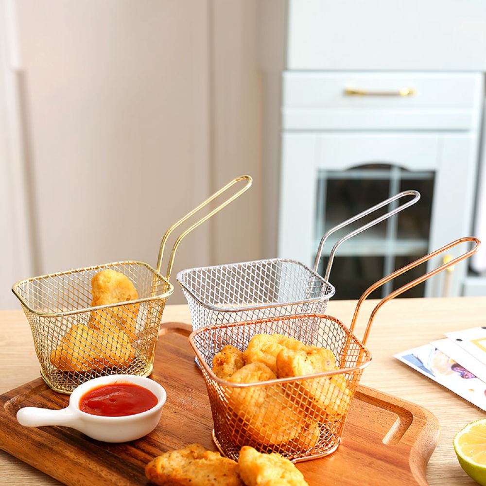 Decorative Mini Square Fry Bas - Food Snacks Catering recension och pris