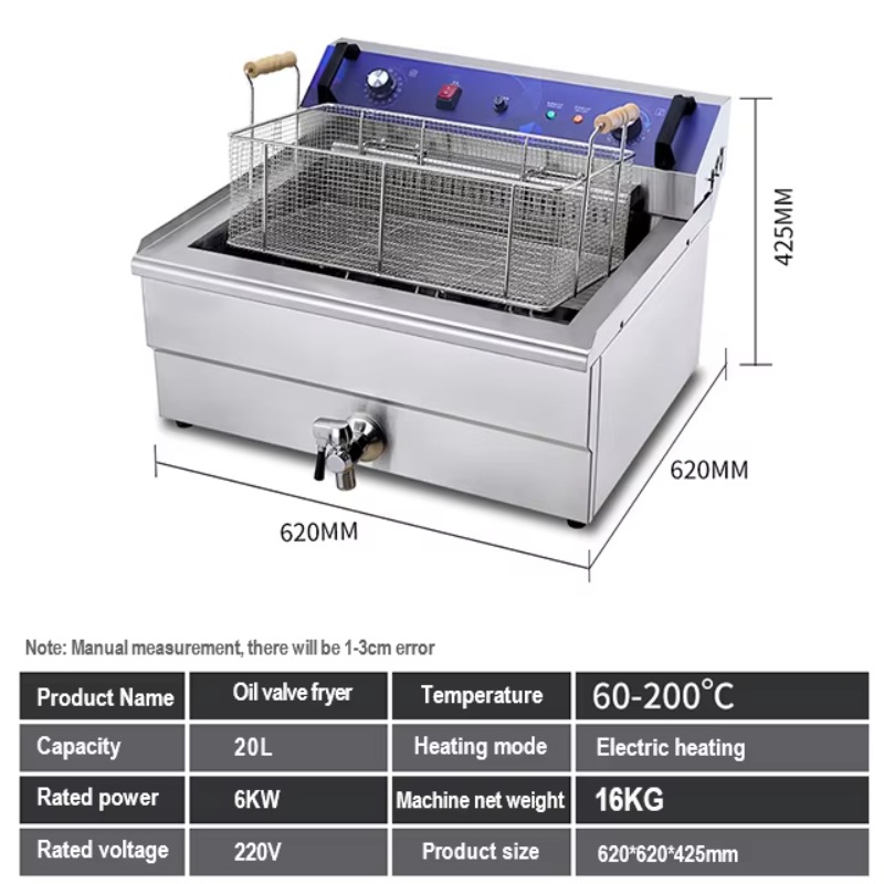 Commercial Electric Fryer Stai - Popcorn recension och pris