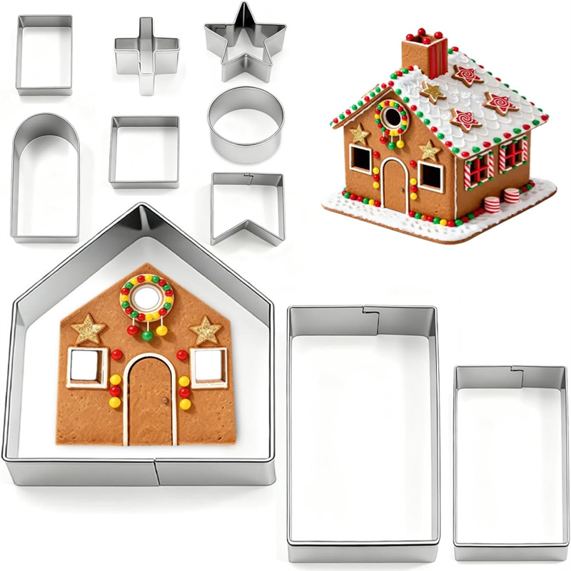 3D Christmas Gingerbread House - Cookies Pack recension och pris